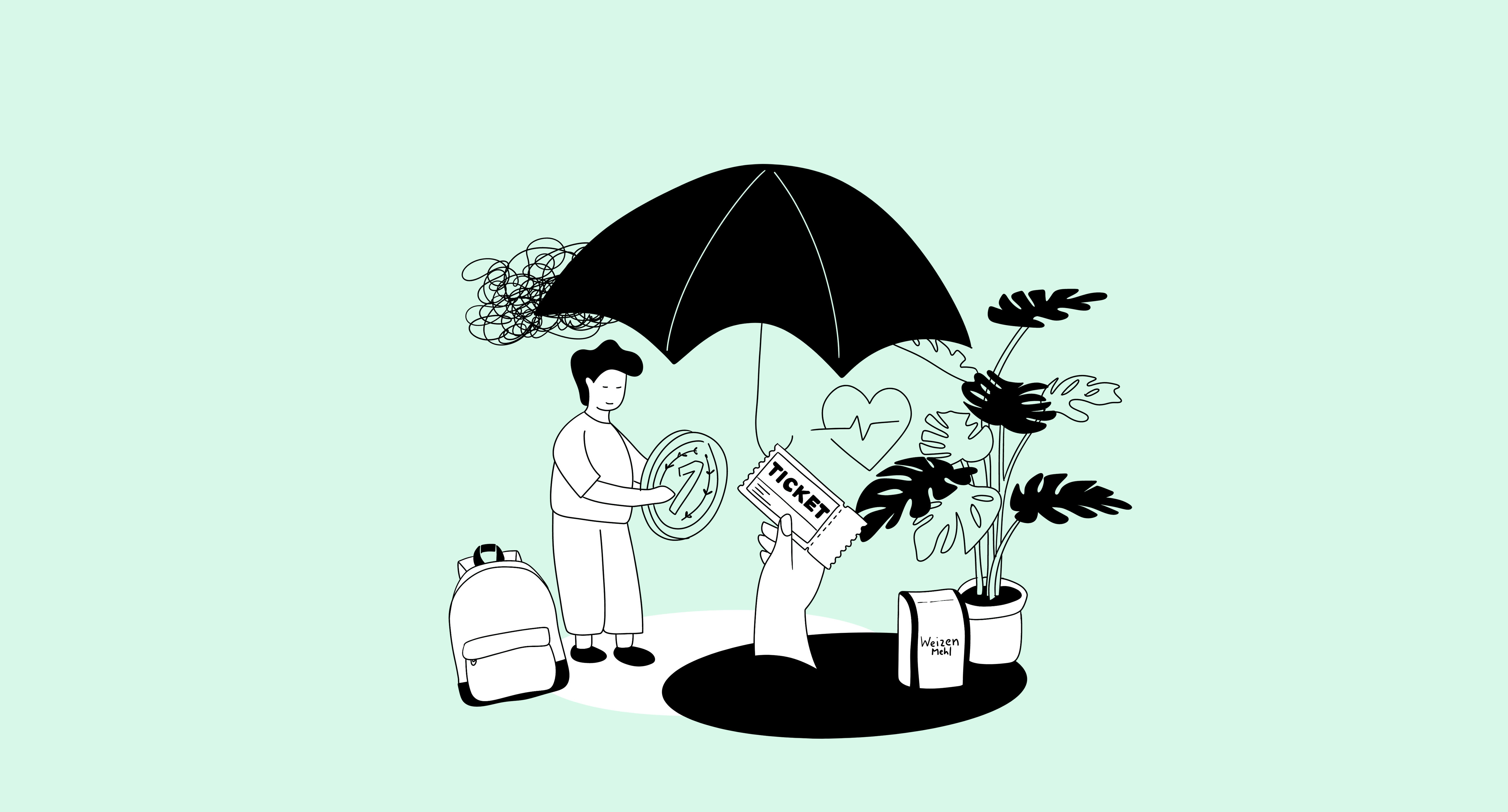 Illustration Armut